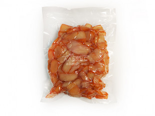 Снапсы со вкусом копченой рыбы: Осьминог (ломтики из филе кальмара)