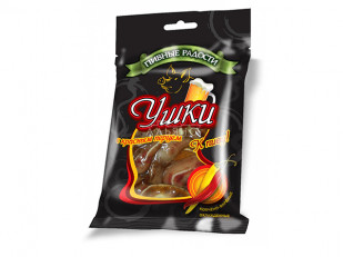 Рыба горячего копчения: Уши свиные с красным перцем 