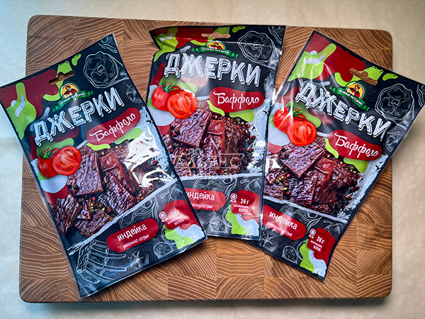 Джерки из индейки "Баффало" 45 гр. в Норильске