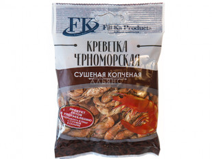 Уклейка вяленая: Креветка Черноморская (копченая) (25гр)
