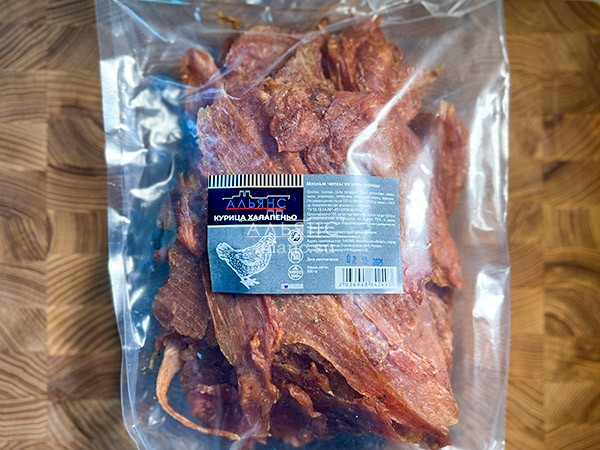 Мясо (АЛЬЯНС) вяленое курица 500гр "С халапеньо" в Норильске