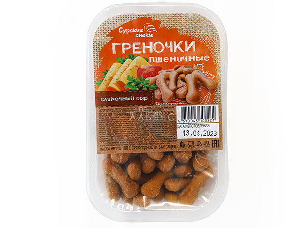 Сурские (ПШЕНИЧНЫЕ) Сливочный сыр (100 гр) в Норильске