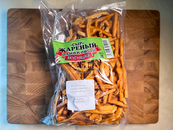 Жареный сыр "ВКУСНЯШКА" (Оливковый) 500гр. в Норильске