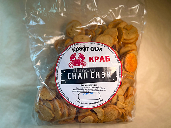 Снапсы ПШЕНИЧНЫЕ "Краб" в Норильске