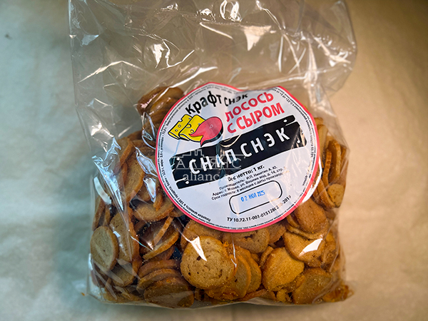 Снапсы ПШЕНИЧНЫЕ "Лосось с сыром" в Норильске