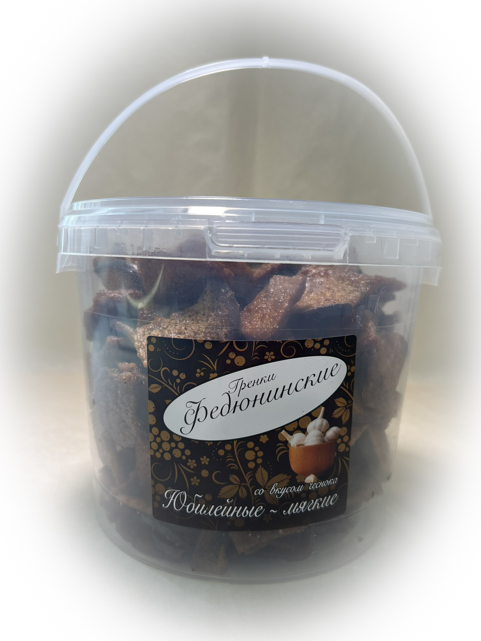Гренки "ФЕДЮНИНСКИЕ" "Чеснок" (ведро 900 гр.) в Норильске