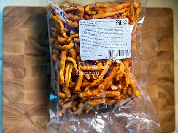 Нитка ЖАРЕНАЯ  Oktobersnack1 кг (сырный продукт) в Норильске