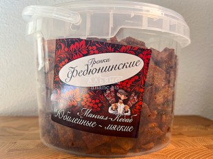 КВАНТОРГ Ушки Восточные с соусом терьяки 150гр/уп: Гренки 