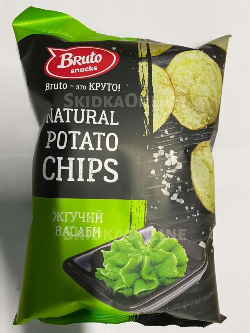 Картофель «Бруто» со вкусом васаби 130 гр. в Норильске