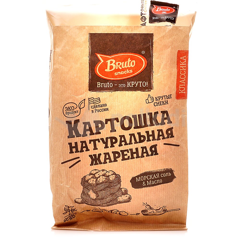 Картофель «Бруто» с солью 70 гр. в Норильске