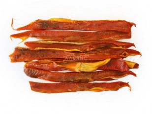 Камбала камчатская вяленая с икрой: Горбуша теша (брюшки) холодного копчения